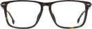 Square Dark Havana Hugo Boss 0931 Progressive No-Lines View #2
