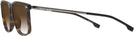Square Dark Havana Hugo Boss 0931 w/ Gradient Progressive No-Line Reading Sunglasses View #3