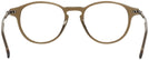 Round Brown Hugo Boss 0932 Computer Style Progressive View #4