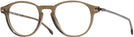 Round Brown Hugo Boss 0932 Computer Style Progressive View #1