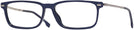 Rectangle Blue Hugo Boss 0933 Single Vision Full Frame View #1