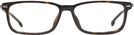 Rectangle Dark Havana Hugo Boss 0933 Progressive No-Lines View #2