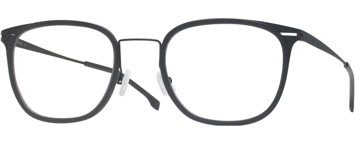 Square Matte Black Grey Hugo Boss 1427 Single Vision Full Frame View #1