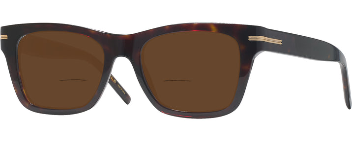 Square Havana Hugo Boss 1522 Bifocal Reading Sunglasses View #1