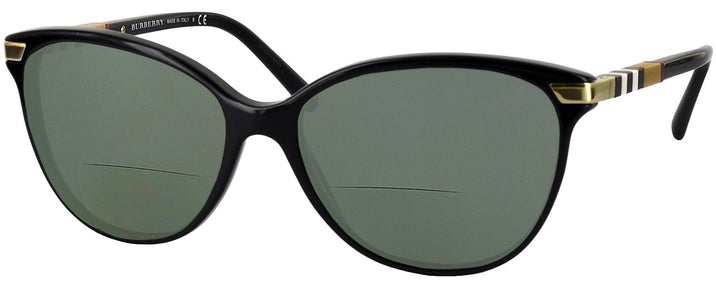Cat Eye Black Burberry 4216 Bifocal Reading Sunglasses View #1