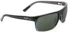 Rectangle Marlin/grey Lens Maui Jim Byron Bay 746 Bifocal Reading Sunglasses View #1