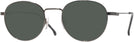 Round Dark Ruthenium Black Carrera 2009T Progressive Reading Sunglasses View #1