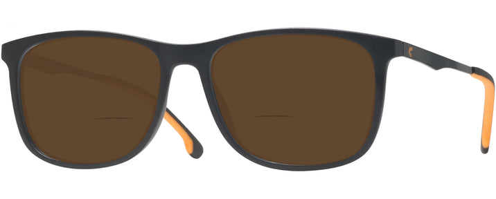 Square Black Orange Carrera 2045T Bifocal Reading Sunglasses View #1