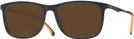 Square Black Orange Carrera 2045T Bifocal Reading Sunglasses View #1
