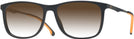 Square Black Orange Carrera 2045T w/ Gradient Progressive Reading Sunglasses View #1
