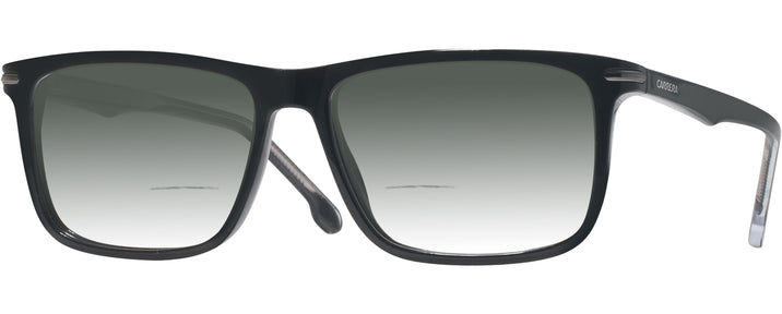 Square Black Carrera 286 w/ Gradient Bifocal Reading Sunglasses View #1