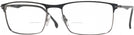 Rectangle Matte Black Carrera 288 Bifocal View #1