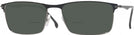 Rectangle Matte Black Carrera 288 Bifocal Reading Sunglasses View #1