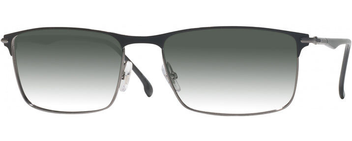 Rectangle Matte Black Carrera 288 w/ Gradient Progressive Reading Sunglasses View #1