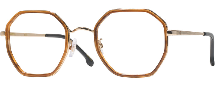 Unique Light Tortoise/gold Carrera 3034 Single Vision Full Frame View #1