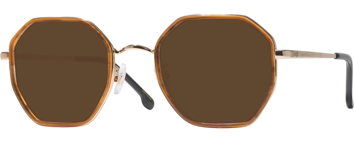 Unique Light Tortoise/gold Carrera 3034 Progressive Reading Sunglasses View #1
