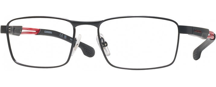 Rectangle Matte Black Carrera 4409 Single Vision Full Frame View #1