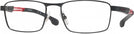 Rectangle Matte Black Carrera 4409 Single Vision Full Frame View #1