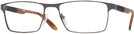 Rectangle Matte Dark Ruthenium Carrera 8822/SAM Progressive No-Lines View #1