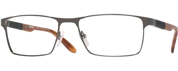 Rectangle Matte Dark Ruthenium Carrera 8822/SAM Single Vision Full Frame View #1