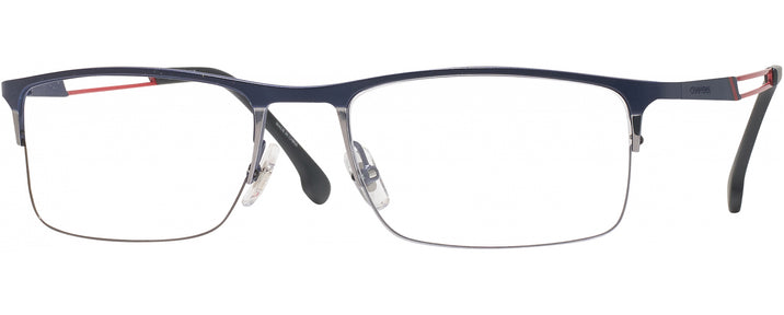 Rectangle Blue Carrera 8832 Single Vision Full Frame View #1
