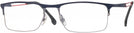Rectangle Blue Carrera 8832 Single Vision Full Frame View #1