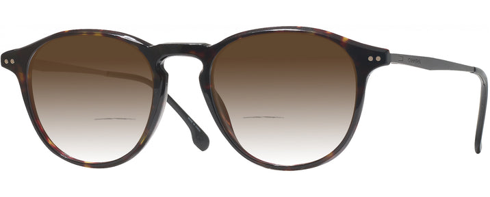 Round Havana Carrera 8876 w/ Gradient Bifocal Reading Sunglasses View #1