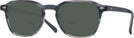 Square Grey Stripe Elias Bifocal Reading Sunglasses View #1