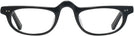 Rectangle Black Heritage Single Vision Half Frame W/ Estate Leather Case View #2