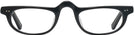 Rectangle Black Heritage Single Vision Half Frame W/ Estate Leather Case View #2