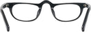 Rectangle Black Heritage Single Vision Half Frame W/ Estate Leather Case View #4