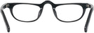 Rectangle Black Heritage Single Vision Half Frame W/ Estate Leather Case View #4