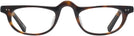 Rectangle Dark Tortoise Heritage Single Vision Half Frame W/ Estate Leather Case View #2