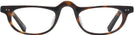 Rectangle Dark Tortoise Heritage Single Vision Half Frame W/ Estate Leather Case View #2
