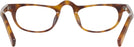 Rectangle Light Tortoise Heritage Single Vision Half Frame W/ Estate Leather Case View #4