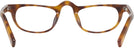 Rectangle Light Tortoise Heritage Single Vision Half Frame W/ Estate Leather Case View #4