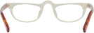 Rectangle Champage Crystal/havana Heritage Single Vision Half Frame W/ Estate Leather Case View #4