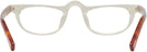 Rectangle Champage Crystal/havana Heritage Single Vision Half Frame W/ Estate Leather Case View #4