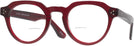 Round Red Lewis Bifocal View #1