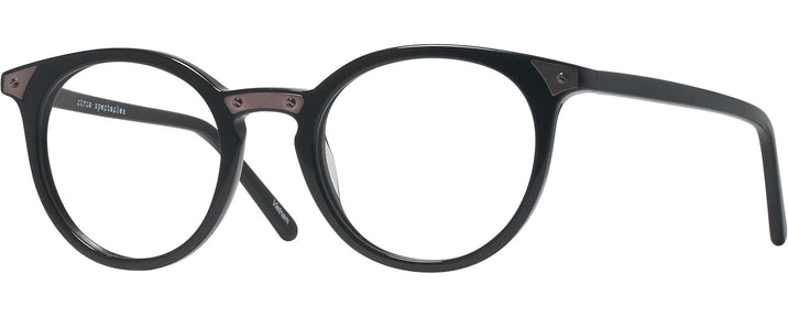 Round Black Stanton Progressive No-Lines View #1