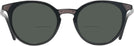 Round Black Stanton Bifocal Reading Sunglasses View #2