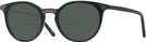 Round Black Stanton Bifocal Reading Sunglasses View #1