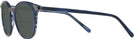 Round Blue Tortoise Stanton Bifocal Reading Sunglasses View #3