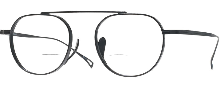 Round,Aviator Black Xavier Bifocal View #1