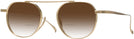 Round,Aviator Gold Xavier w/ Gradient Bifocal Reading Sunglasses View #1