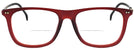 Square Opal Burgundy Carrera 144V Bifocal View #2
