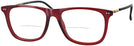 Square Opal Burgundy Carrera 144V Bifocal View #1