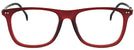Square Opal Burgundy Carrera 144V Single Vision Full Frame View #2