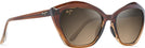 Cat Eye Chocolate Fade/HCL Lens Maui Jim Lotus 827 View #1