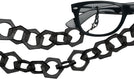  Black Chunky Hex Chain View #2